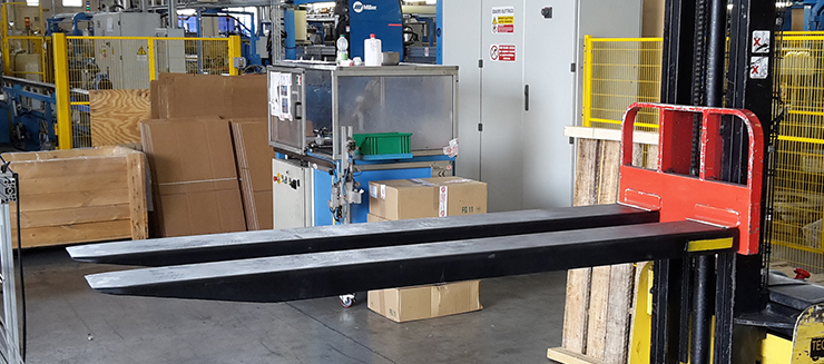 Prolunghe per forche di carrelli elevatori