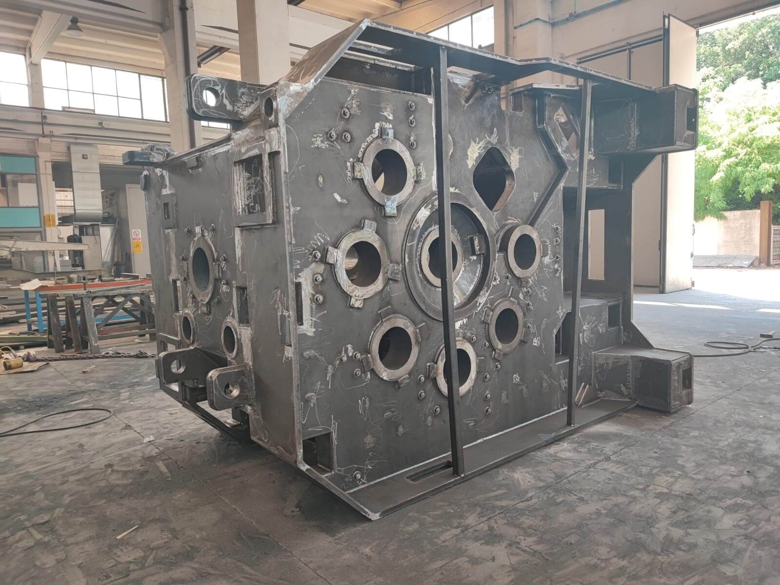 basamento per macchine industriali
